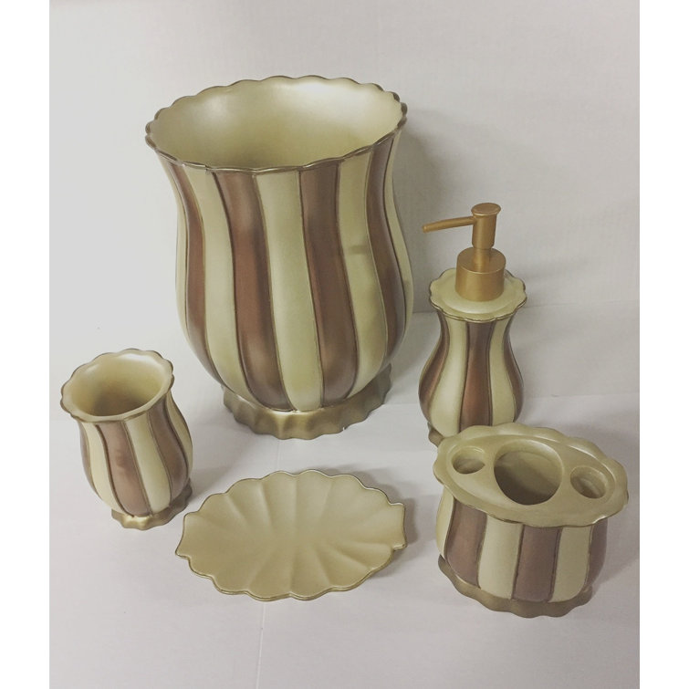 Winston Porter Martez 4 Piece Bathroom Accessory Set & Reviews Wayfair